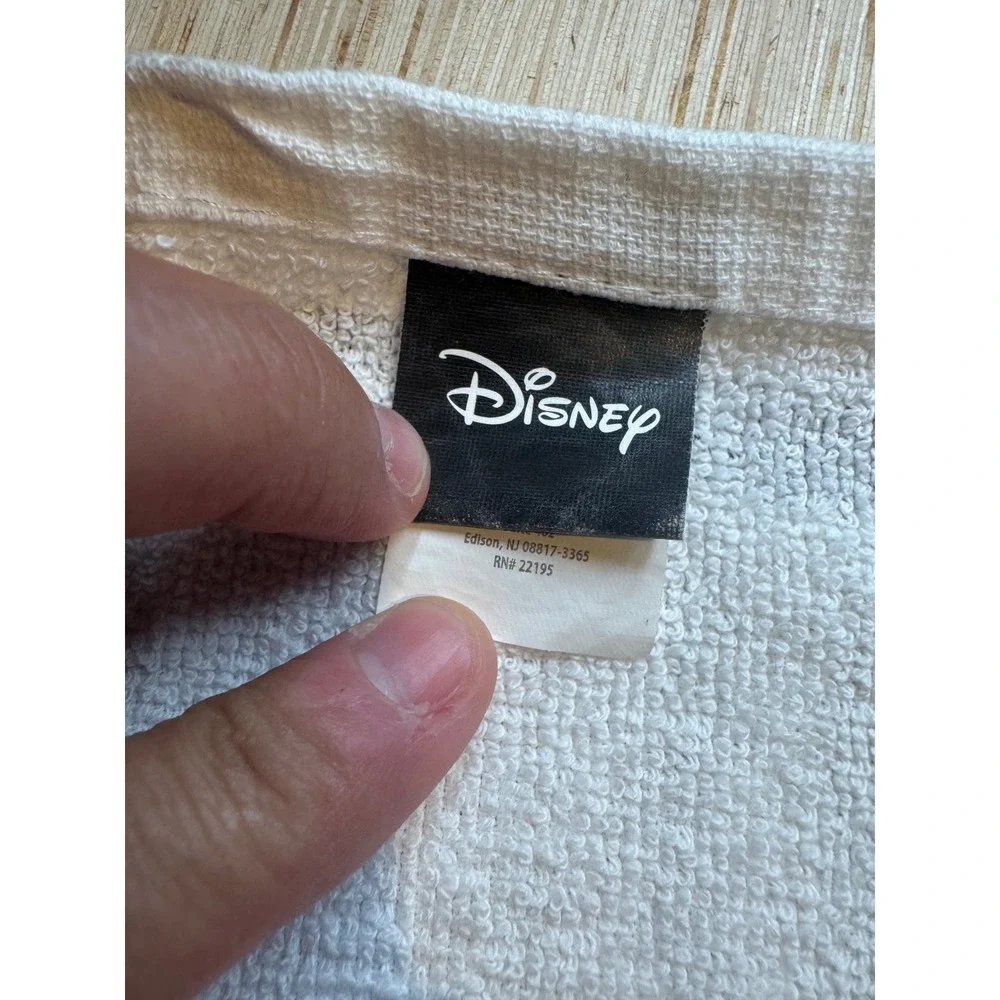 Disney Mickey Mouse Striped Kitchen Tea Towel Grey White Navy Hand Towel 6